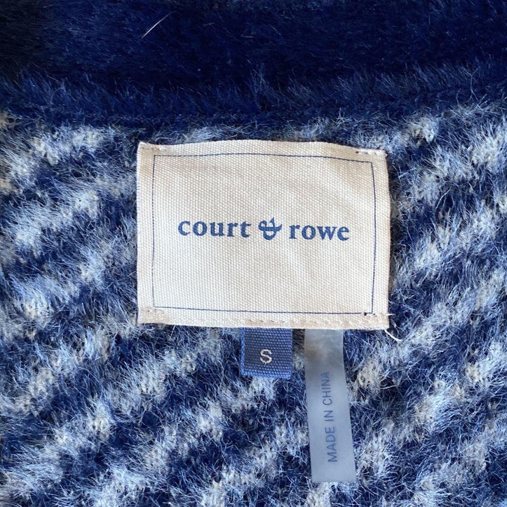 NWT Court & Rowe Houndstooth Cardigan - Picture 4 of 5
